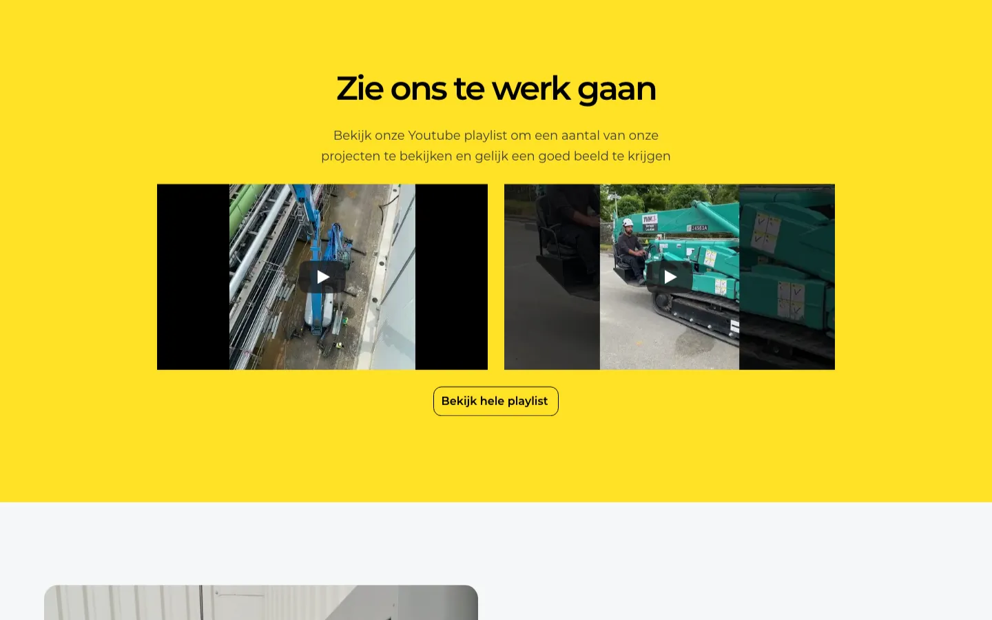 De videosectie “Zie ons te werk gaan” op de website van A-Kwaliteit.